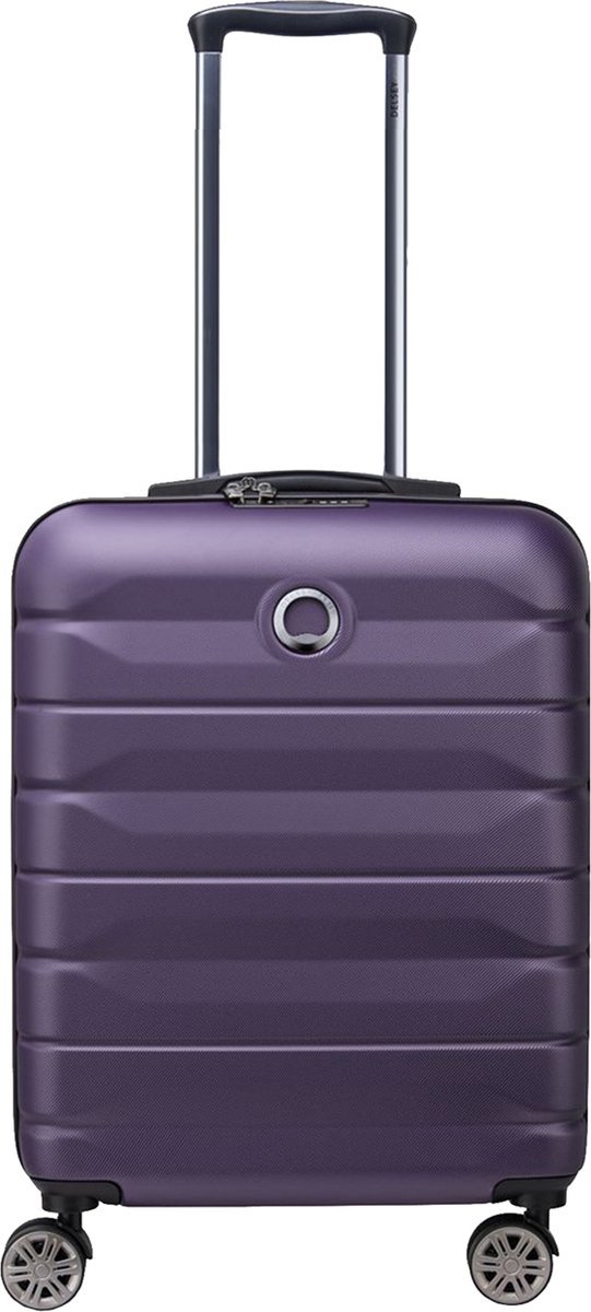 Delsey Air Armour 4 Wheel Slim Cabin Trolley 55/40 dark purple