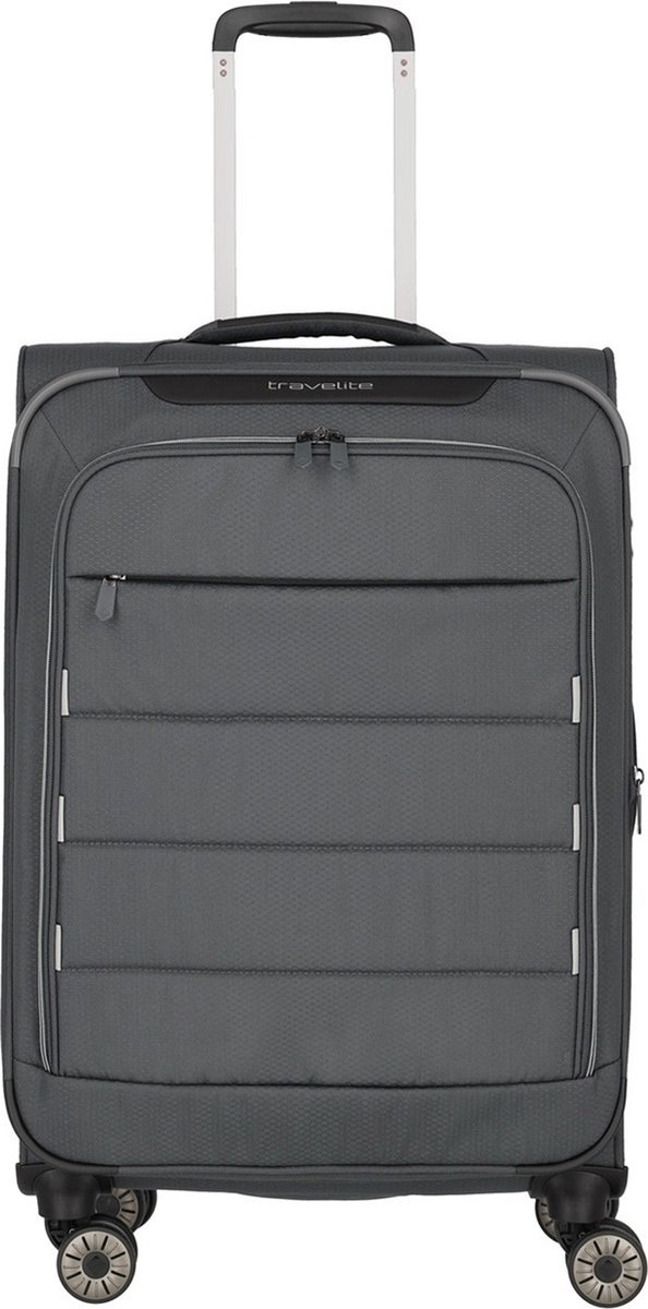 Travelite Zachte koffer / Trolley / Reiskoffer - Skaii - 67 cm (medium) - Grijs