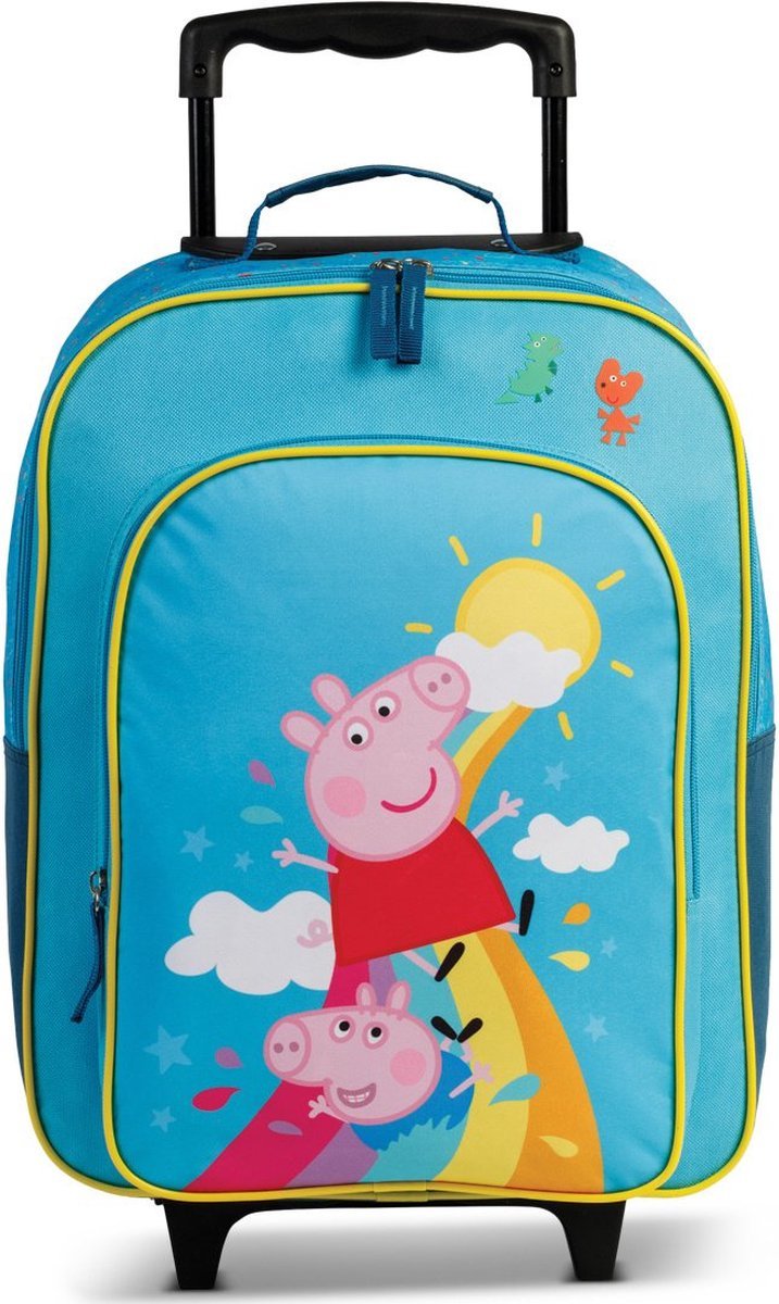 Peppa Pig Trolley, Rainbow - 42 x 32 x 16/21 cm - Polyester