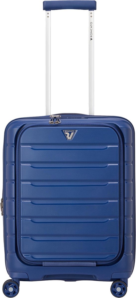 Roncato B-Flying Cabin Trolley 55 with Front Pocket blu notte