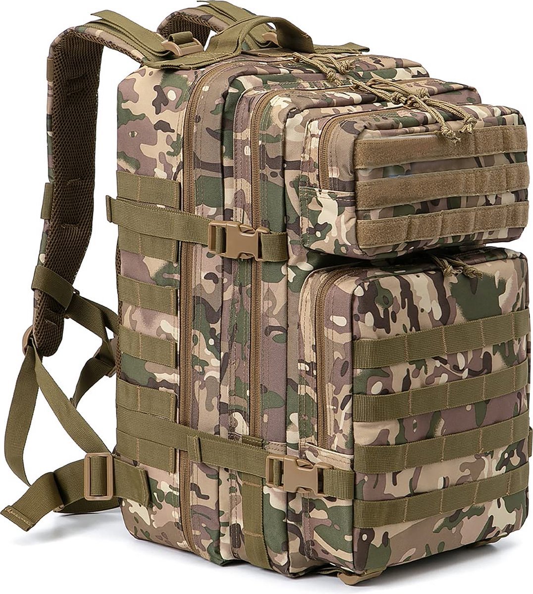 YONO Tactical Backpack - Militaire Rugzak - Tactische Wandelrugzak - Leger - Camo Groen