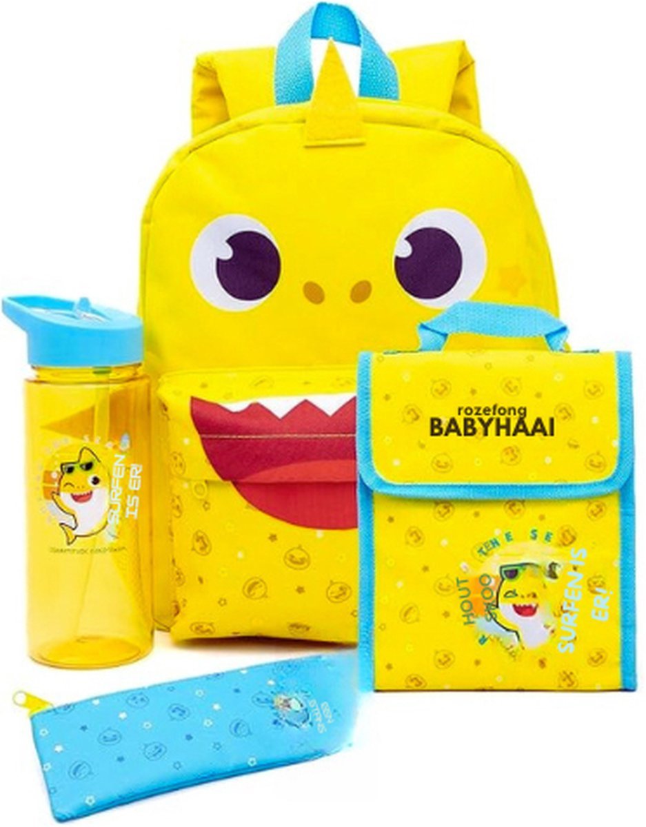 Backpack Set Peuters Kinderdagverblijf 4-delig Lunchbox Waterfles Rugzak Set Voor Kinderen