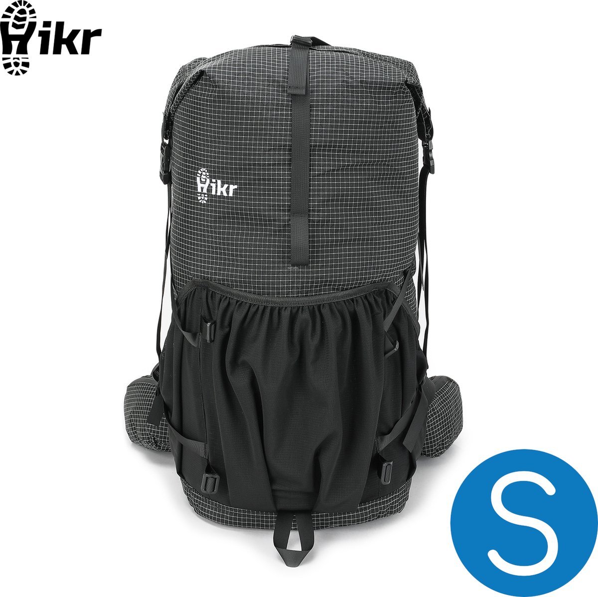 Hikr® Backpack 40 liter - Maat S - 45 liter - Premium Lichtgewicht - Waterdicht - Heren & Dames - Outdoor rugzak