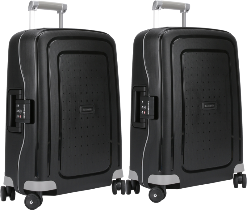 Samsonite S'Cure Spinner 55cm Duo Pack Black