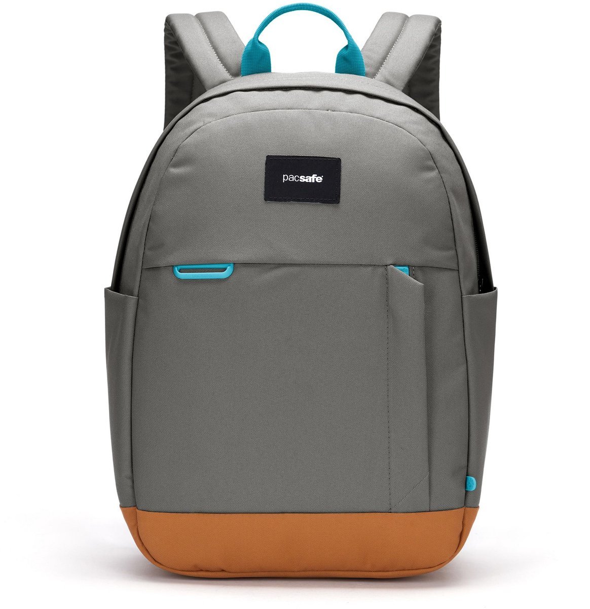 Pacsafe GO Backpack - 15 L - Schoudertas - Veelzijdig - RFID-blokkerend - Geschikt voor 13-inch laptop - Anti-diefstal - Gerecycled Polyester - Zip Clip - Turn & Lock Security Hooks - Grijs