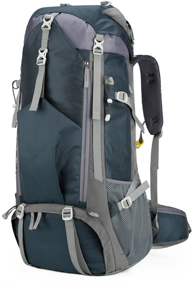 Aventury Backpacks - 70L - Backpack Organiser - Regenhoes - Laptoptas - Tas - Rugtas - Backpack - Rugzak - Backpack Dames en Heren - Outdoor - Blauw