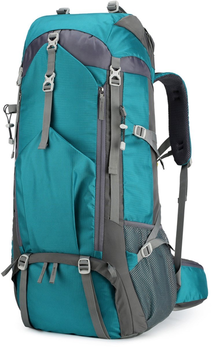 Aventury Backpacks - 70L - Backpack Organiser - Regenhoes - Laptoptas - Tas - Rugtas - Backpack - Rugzak - Backpack Dames en Heren - Outdoor - Blue Sky