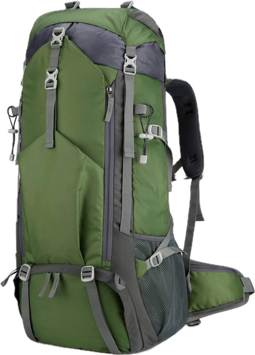 Aventury Backpacks - 70L - Backpack Organiser - Regenhoes - Laptoptas - Tas - Rugtas - Backpack - Rugzak - Backpack Dames en Heren - Outdoor - Groen