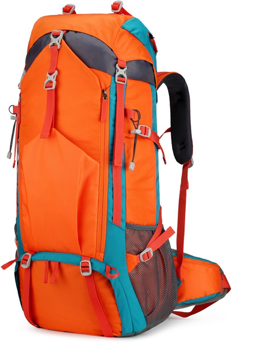 Aventury Backpacks - 70L - Backpack Organiser - Regenhoes - Laptoptas - Tas - Rugtas - Backpack - Rugzak - Backpack Dames en Heren - Outdoor - Oranje