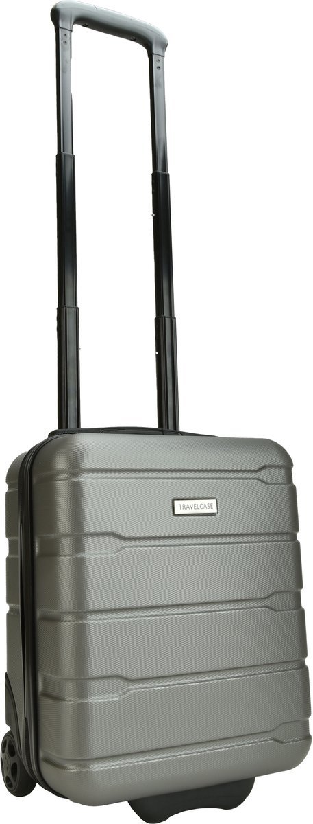 Handbagage Trolley Grijs 40 x 30 x 20cm - Kleine Reiskoffer - Easyjet & Ryanair Koffer