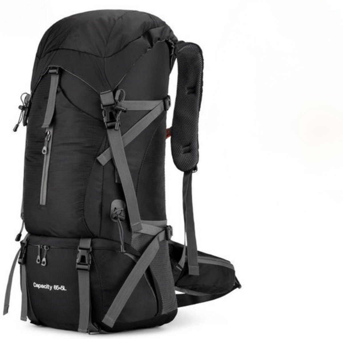 Backpacks - 70L - Backpack - Weekendtas - Laptoptas - Tas - Rugtas - Rugzak - Outdoor - Zwart