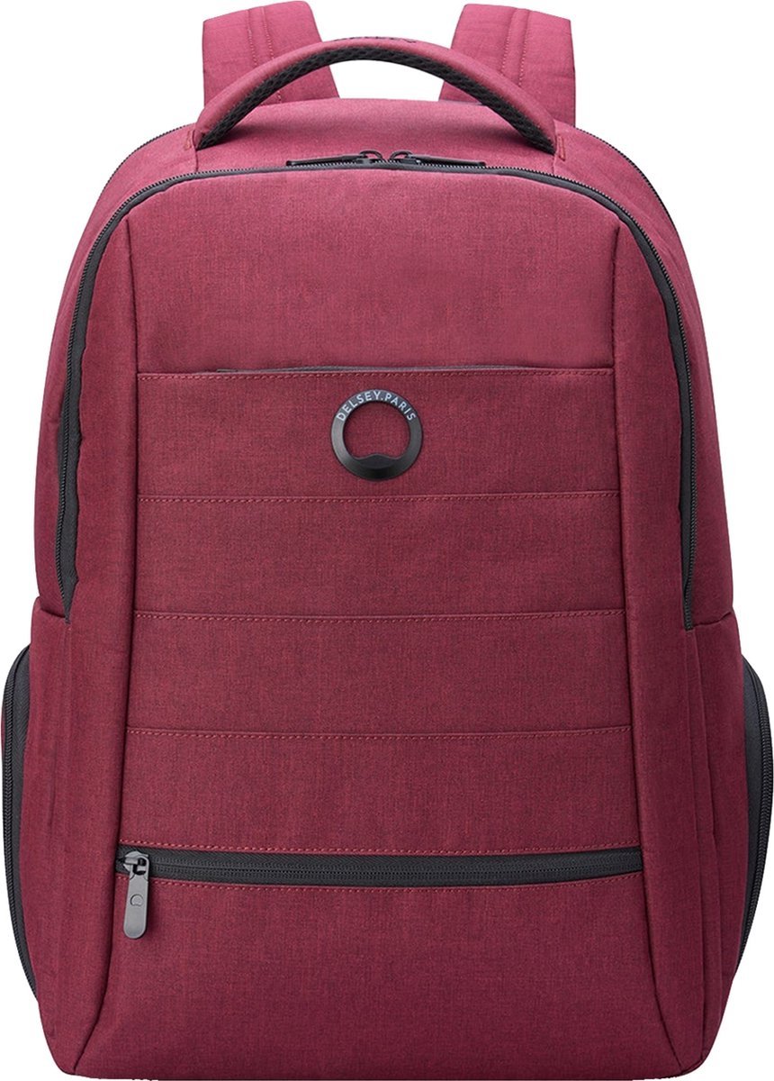 DELSEY PARIS Vrije tijd rugzak Rugzak met laptopvak Element Backpacks Voyager 20L Rouge Wijnrood