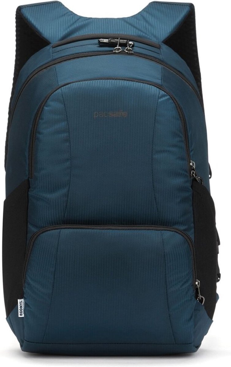 Pacsafe Metrosafe Backpack - 25 L - Rugzak - RFID-blokkerend - Anti-diefstal - Beveiligde Reistas - Geschikt voor 16-inch laptop - Blauw