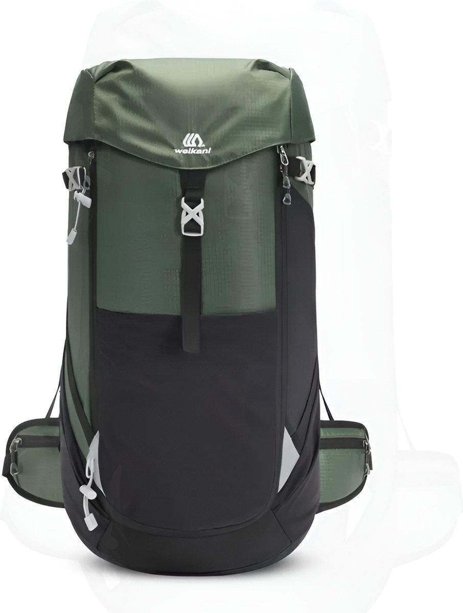 CarryQuest® - 50L - waterdichte bergrugzak - nylon - groen