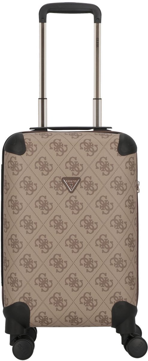 GUESS Trolley 18 IN 8-WHEELER Latte Logo / Brown Lichtbruin 53cm