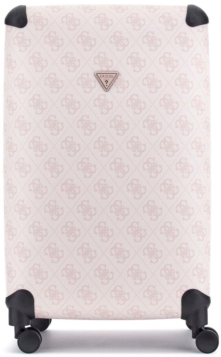 GUESS trolley 28 In 8-Wheeler Exp. Rose Water Logo oud roze 77cm