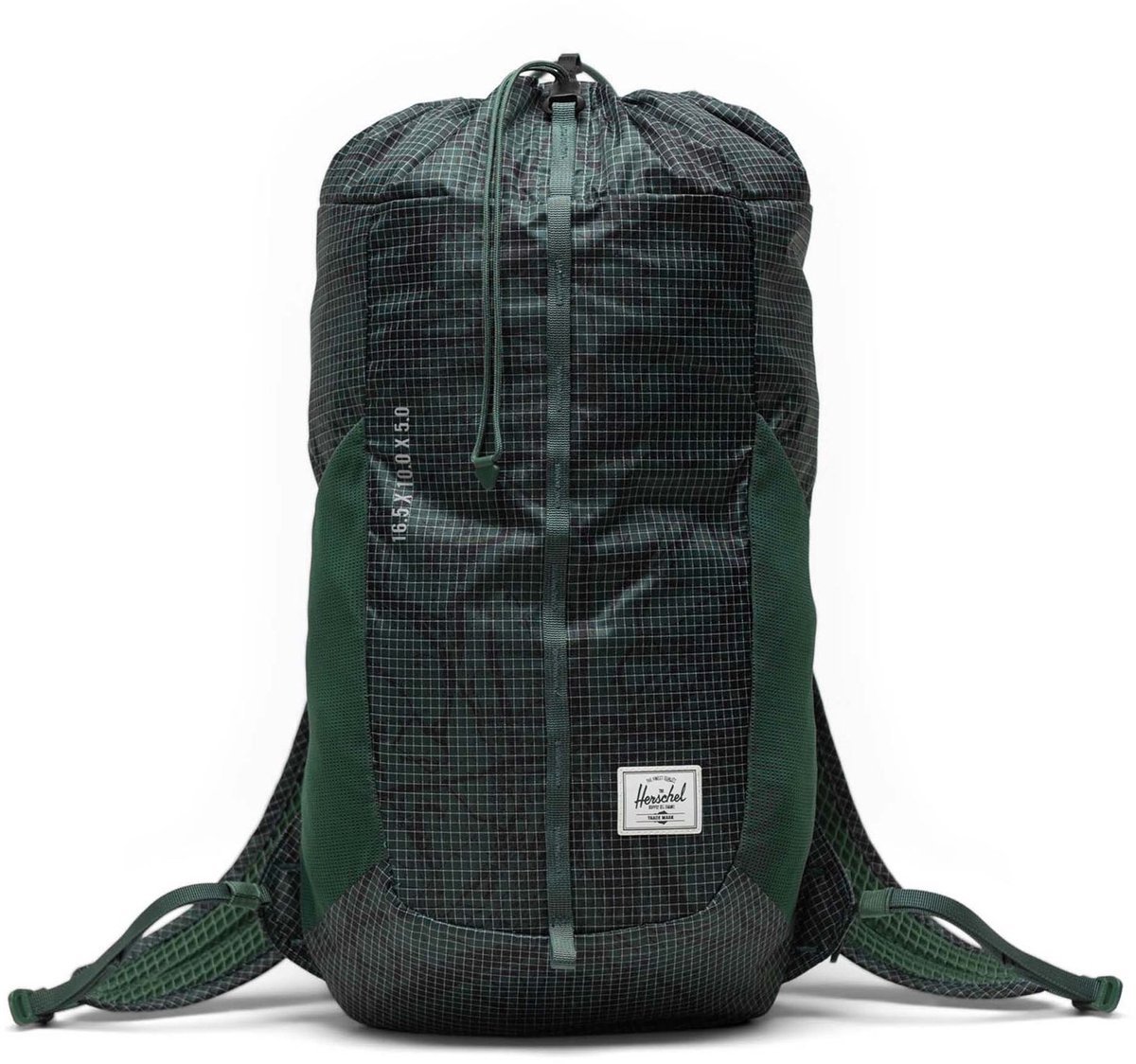 Herschel wandelrugzak rugzak Ultralight Cinch Backpack 14 L Pineneedle EQ Camo groen