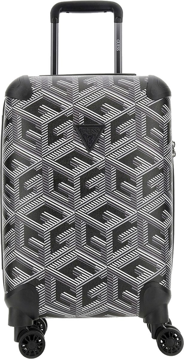 GUESS Trolley Wilder 18 IN 8-WHEELER Black Logo Zwart 53cm