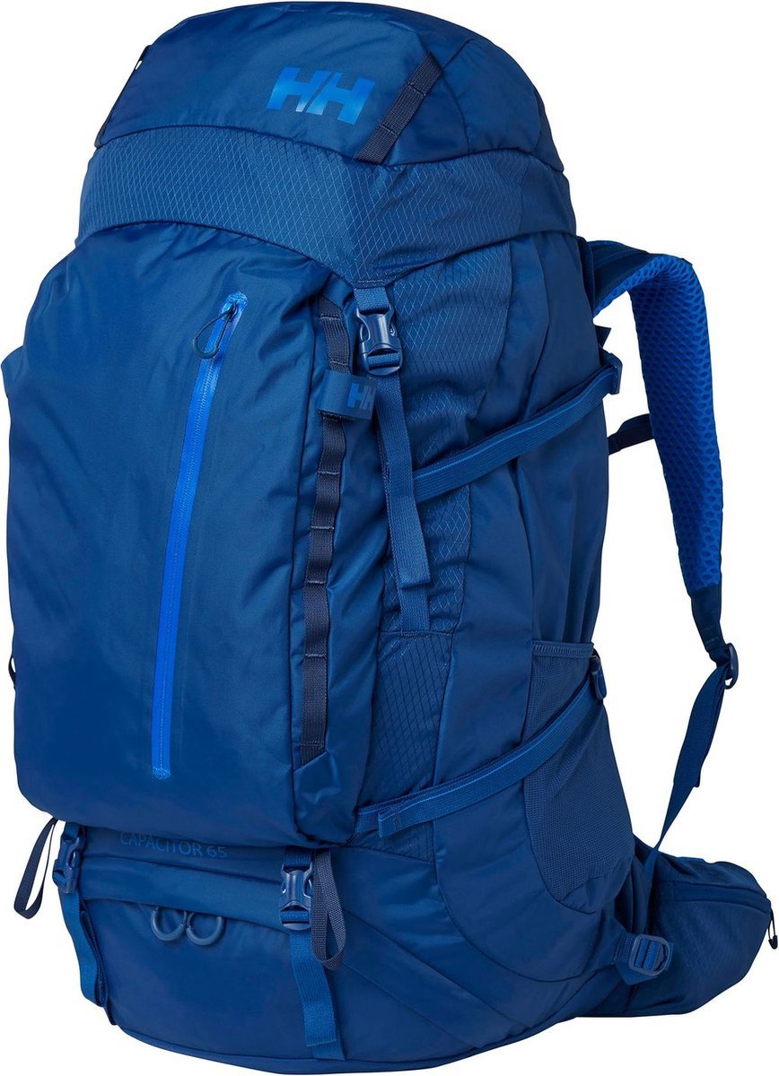 HELLY HANSEN Wandelrugzak Trekkingrugzak Capacitor Backpack Recco 65L Deep Fjord Donkerblauw