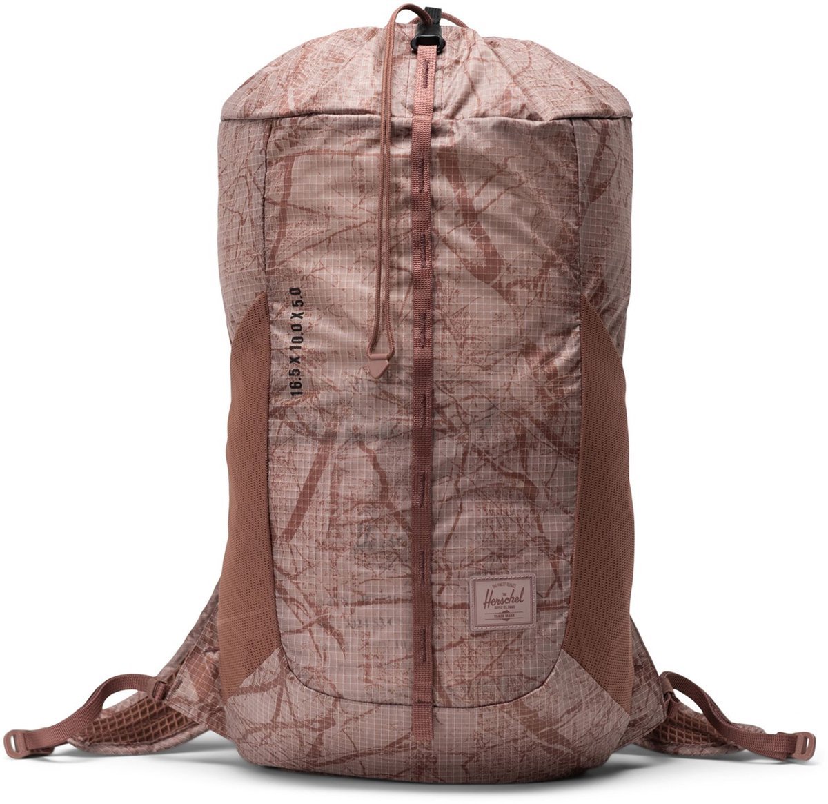 Herschel wandelrugzak rugzak Ultralight Cinch Backpack 14 L Ash Rose EQ Camo oud roze