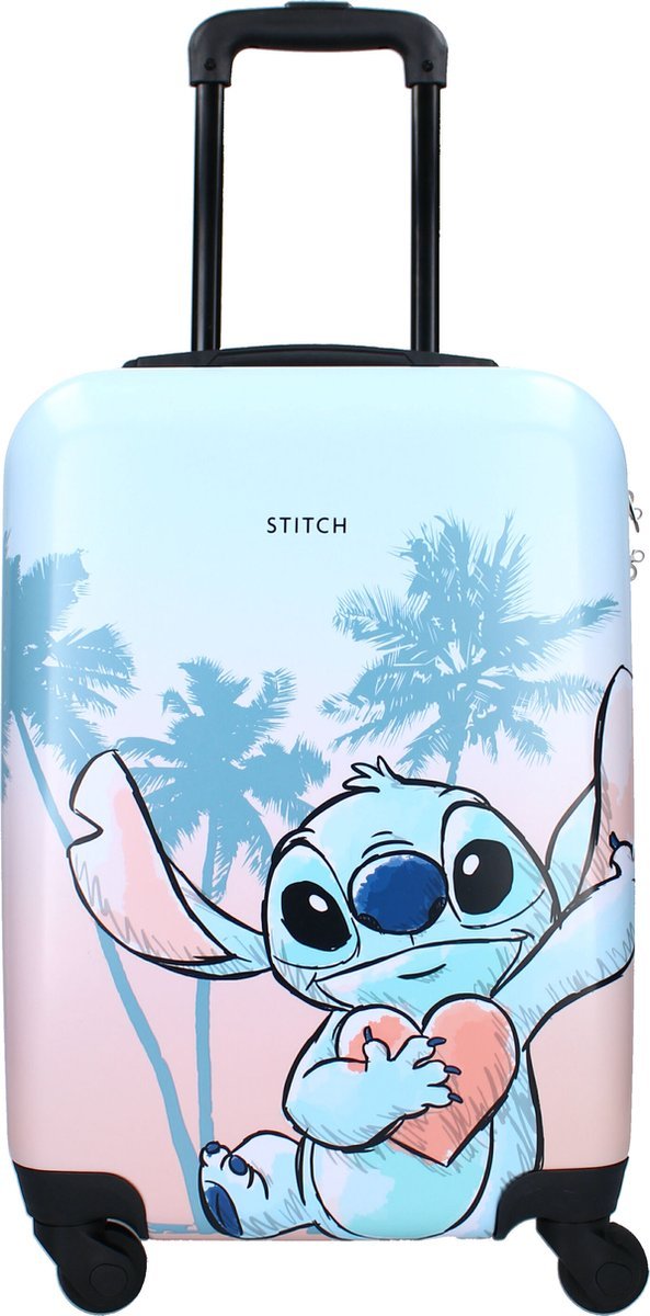 Stitch Ohana Forever Trolley Koffer - Roze - Lilo & Stitch - Reiskoffer