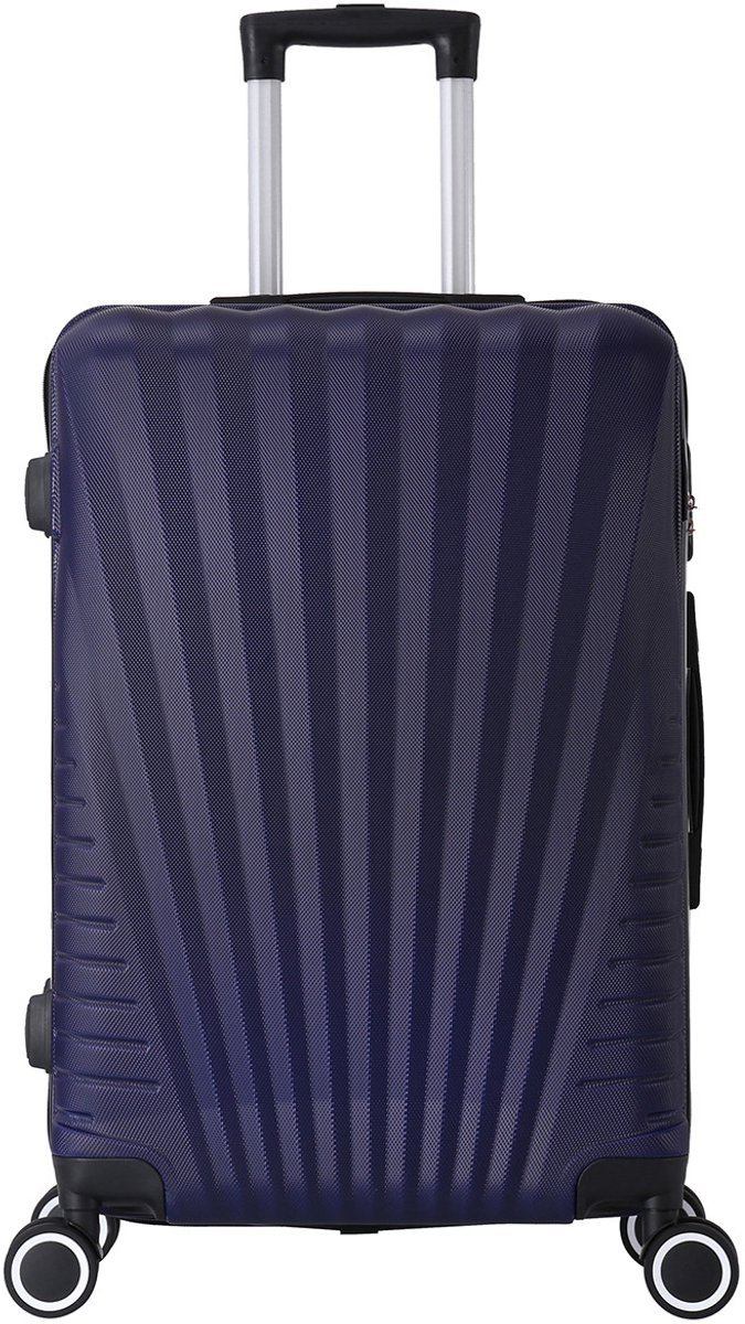 TROLLEY ADC Grote Reiskoffer XL 94L - Reiskoffer met Wielen - ABS Trolley met TSA Cijferslot - Lichtgewicht Koffer - Duurzame Harde Koffer - 76x45x28 cm - Blauw