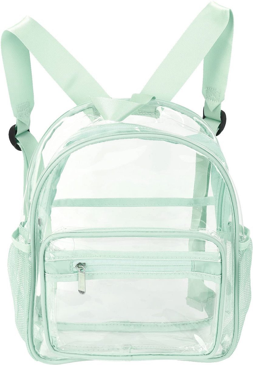 Translucent Backpack, Heavy Duty PVC Transparent Backpack, Large Storage Space Fashionable Eco-friendly Translucent Waterproof Backpack With Shoulder Strap For Students