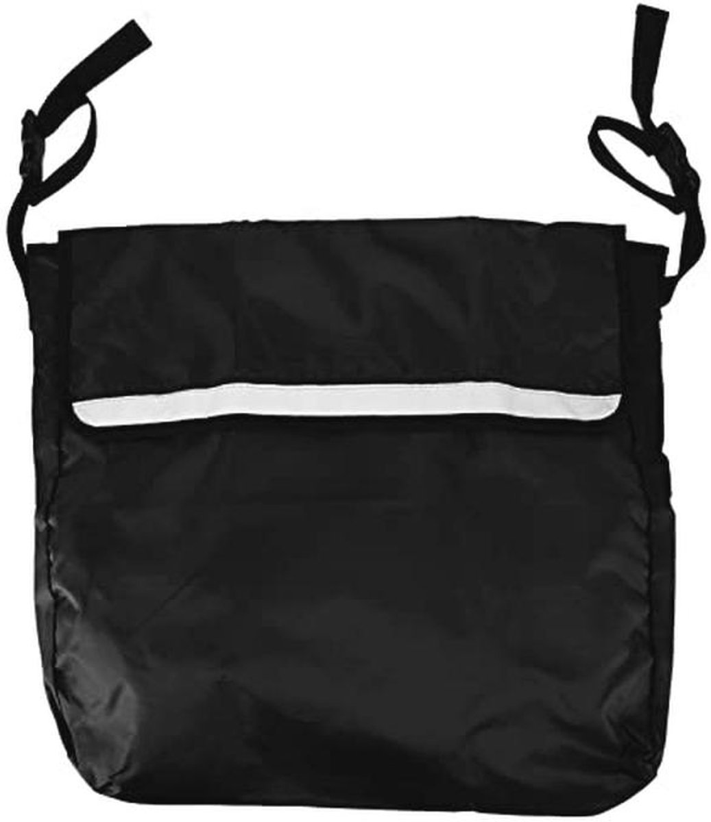 Wheelchair Storage Bag Large Capacity Mobility Scooter Hanging Bag Backpack Backpack Backpack, Black, Functional