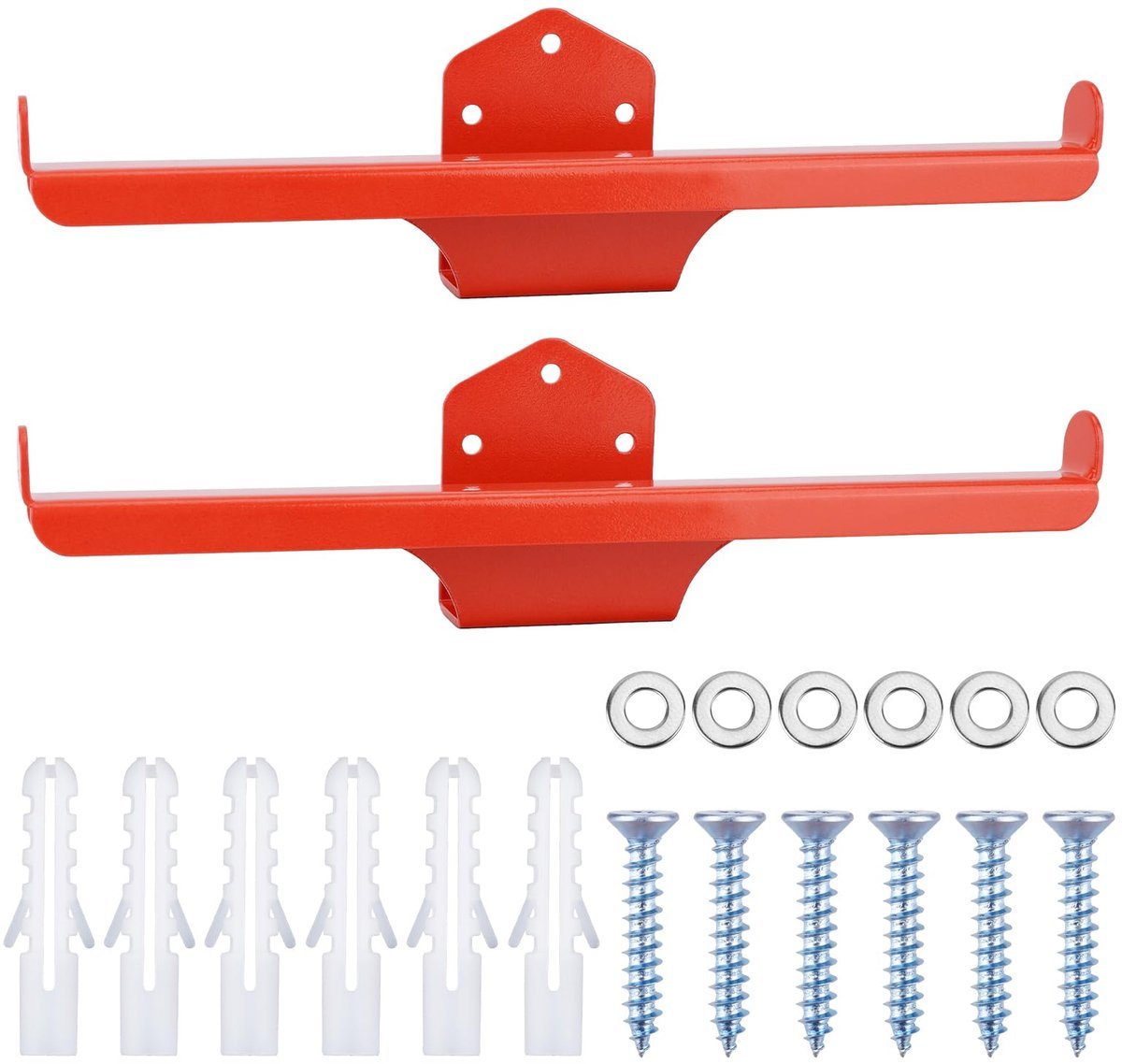 stuks rugzakblazer voor wandmontage, zware rugzakbladblazerhouder, spuitrek, kettingzaaghouder voor garage, tuingereedschap, organisatie en opslag